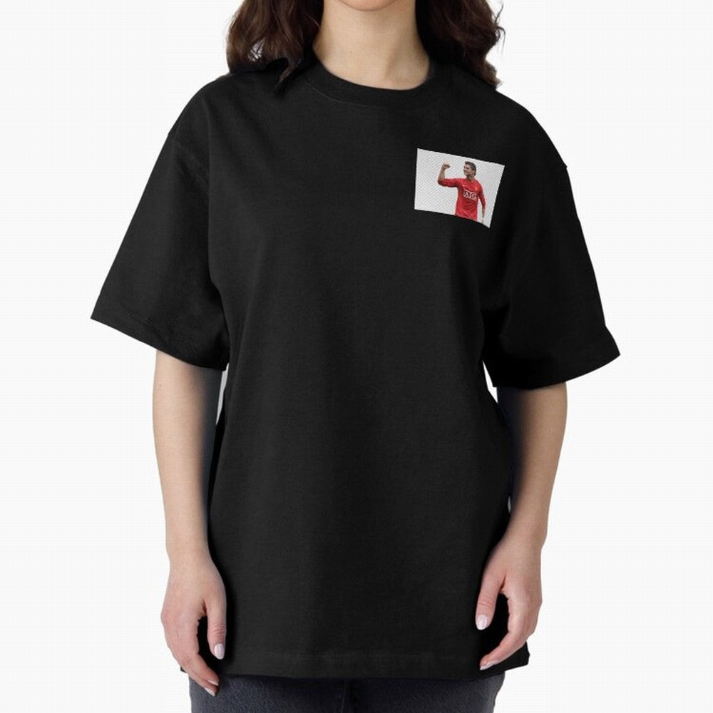 Cristiano Ronaldo Oversized T-Shirt Feel International Energy from FIFA World Cup 2026 Spirit, Celebrating Spain, CR7 and Messi, Football History, Final Match Energy, Crowd Noise and Once in a Lifetime Moments; Perfect for People Who Love