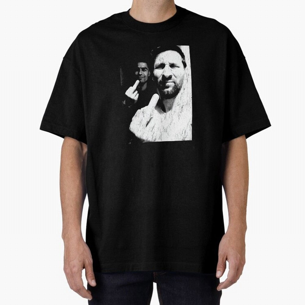 Cristiano Ronaldo & Messi Vintage Oversized T-Shirt Keep Football History Alive during FIFA World Cup 2026 Group Stage Spirit, Connected to England and Germany, CR7 and Messi, Football Festival Excitement, Trophy Ambitions, Country Rivalries and
