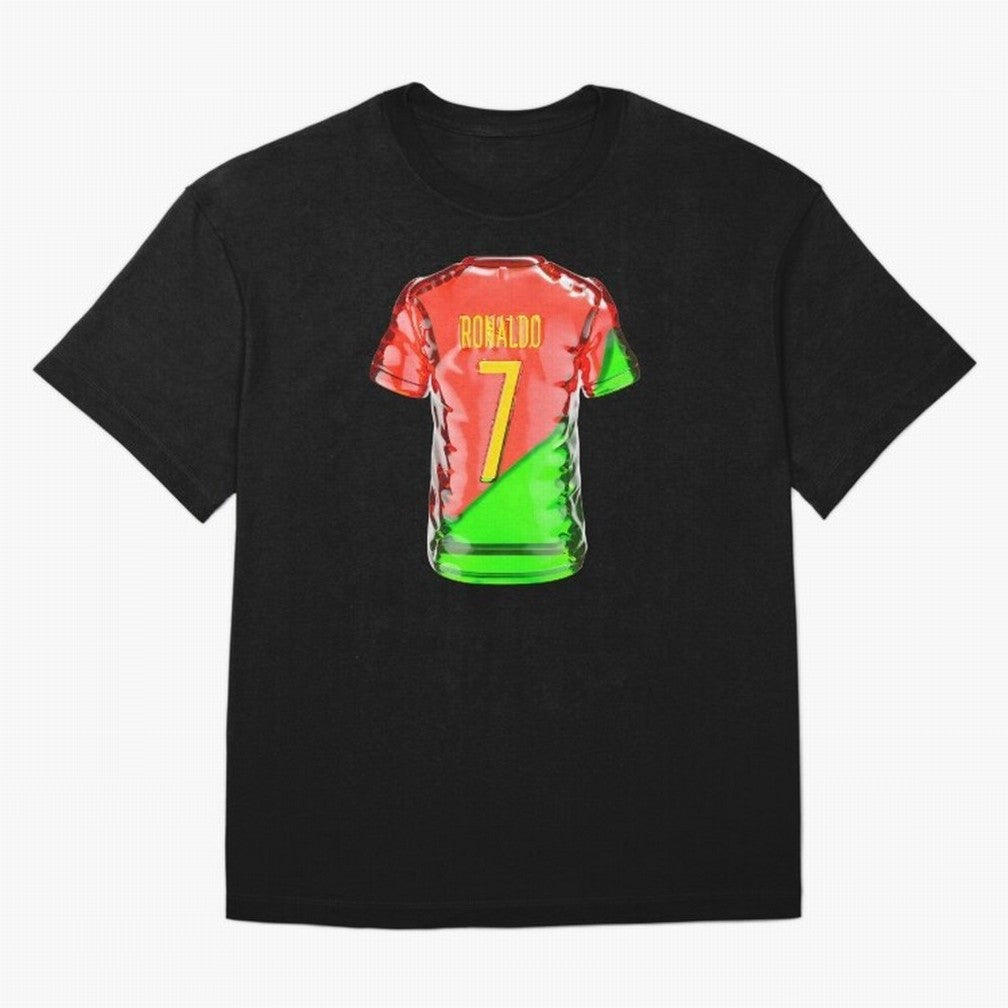 Cristiano Ronaldo Oversized T-Shirt Relive the Noise and Pride of FIFA World Cup 2026 for Fans of Messi, Neymar and Mbappe and Brazil, Bringing Tournament Hype, Historic Matchups, Family Viewing Parties and Global Sports Pride; Made for Die Hard