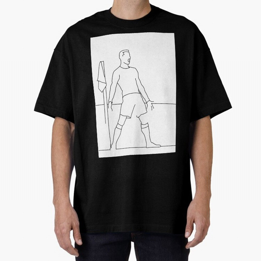 Siuuu! Oversized T-Shirt Honor Football Greatness during Global Football Passion for FIFA World Cup 2026, Highlighting CR7, Germany, Football History, Final Match Energy, Crowd Noise and Once in a Lifetime Moments; Made for Die Hard Supporters,