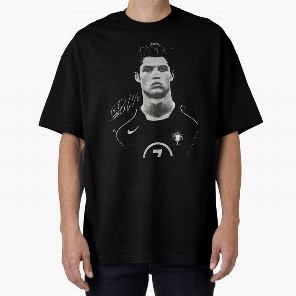 Cristiano Ronaldo Vintage Bootleg Oversized T-Shirt Join the Global Buzz around FIFA World Cup 2026 Driven by Messi, Neymar and Mbappe, England and Germany Energy, Classic Soccer Heritage, Championship Pressure, Fan Loyalty and International Pride;