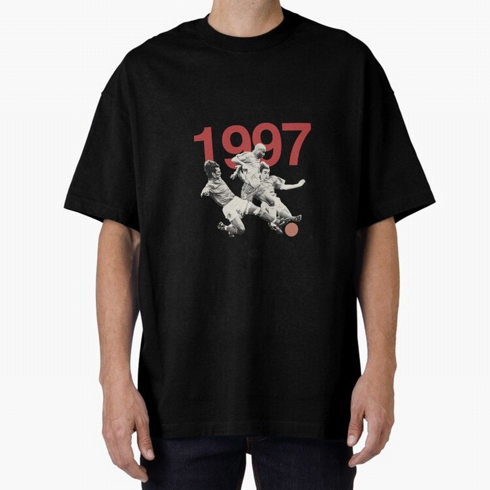 Ronaldo Maldini Cannavaro Tournoi de France 1997 Oversized T-Shirt Celebrate Soccer Greatness during Match Day Hype around FIFA World Cup 2026 USA Canada Mexico, Haaland, Argentina, France and Brazil, Global Supporter Spirit, Legendary Goals,