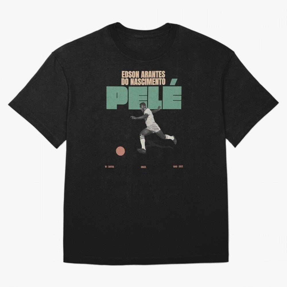 Pele Minimalist Oversized T-Shirt Represent Football Lovers during the FIFA World Cup 2026 Journey through Messi, CR7 and Mbappe Highlights, England and Germany Pride, Global Supporter Spirit, Legendary Goals, National Colors and Tournament