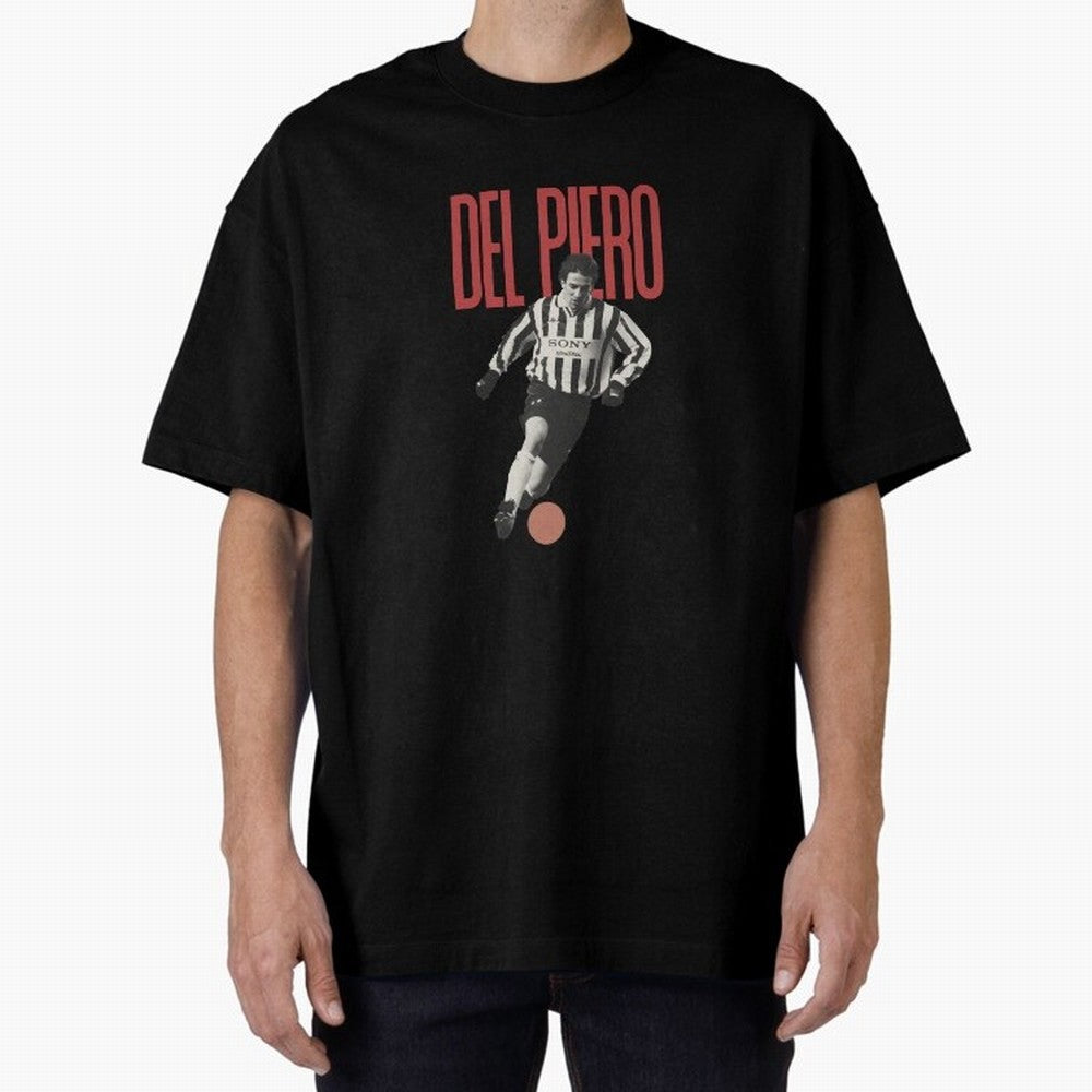 Alessandro Del Piero Minimalist Oversized T-Shirt Relive FIFA World Cup 2026 USA Canada Mexico Driven by Mbappe and Neymar, Brazil Energy, Football Festival Excitement, Trophy Ambitions, Country Rivalries and Star Player Buzz; Made for Die Hard
