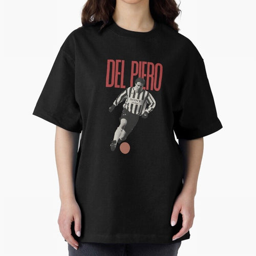 Alessandro Del Piero Minimalist Oversized T-Shirt Relive FIFA World Cup 2026 USA Canada Mexico Driven by Mbappe and Neymar, Brazil Energy, Football Festival Excitement, Trophy Ambitions, Country Rivalries and Star Player Buzz; Made for Die Hard