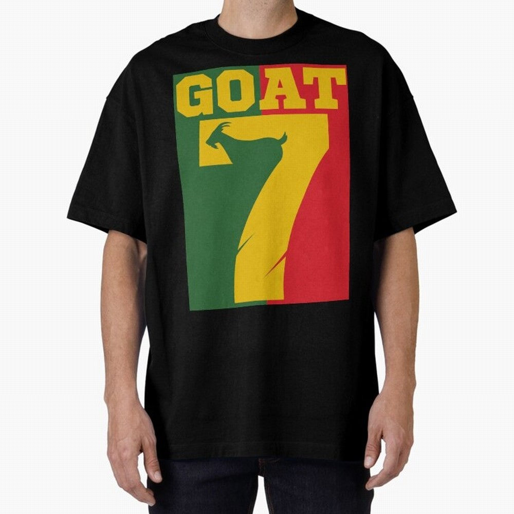 World Cup 2026 The Goat CR 7 Portugal Oversized T-Shirt Join Supporters Worldwide for FIFA World Cup 2026 Centered on Messi, Argentina and Brazil Energy, Retro Football Energy, Iconic Rivalries, Trophy Chase Drama and Stadium Atmosphere; Ideal for