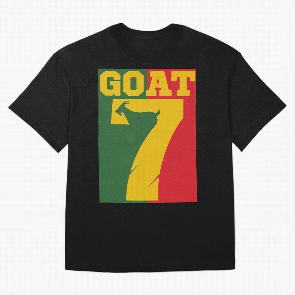 World Cup 2026 The Goat CR 7 Portugal Oversized T-Shirt Join Supporters Worldwide for FIFA World Cup 2026 Centered on Messi, Argentina and Brazil Energy, Retro Football Energy, Iconic Rivalries, Trophy Chase Drama and Stadium Atmosphere; Ideal for