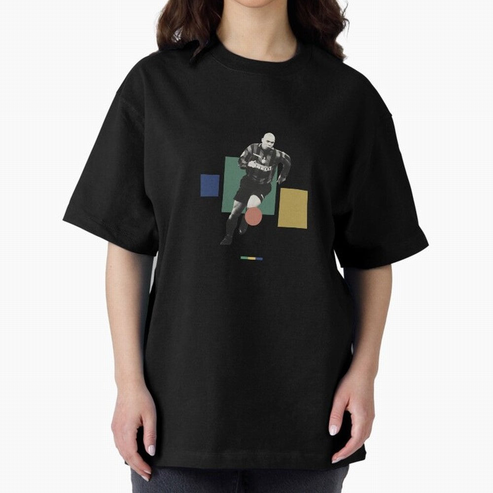 Ronaldo Nazario R9 Oversized T-Shirt Bring Stadium Energy to FIFA World Cup 2026 Spirit, Featuring Netherlands, Messi and Cristiano Ronaldo, Football Festival Excitement, Trophy Ambitions, Country Rivalries and Star Player Buzz; Ideal for
