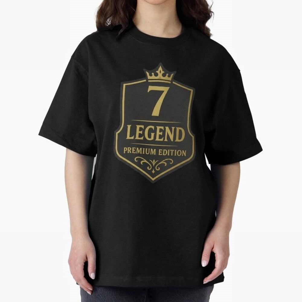 7Legend Football Inspired Number 7 T-Shirt Oversized T-Shirt Bring Legendary Rivalry Energy to FIFA World Cup 2026 USA Canada Mexico Spirit, Connected to France, Haaland and Mbappe, Match Day Excitement, Supporter Culture, Golden Goals and Global