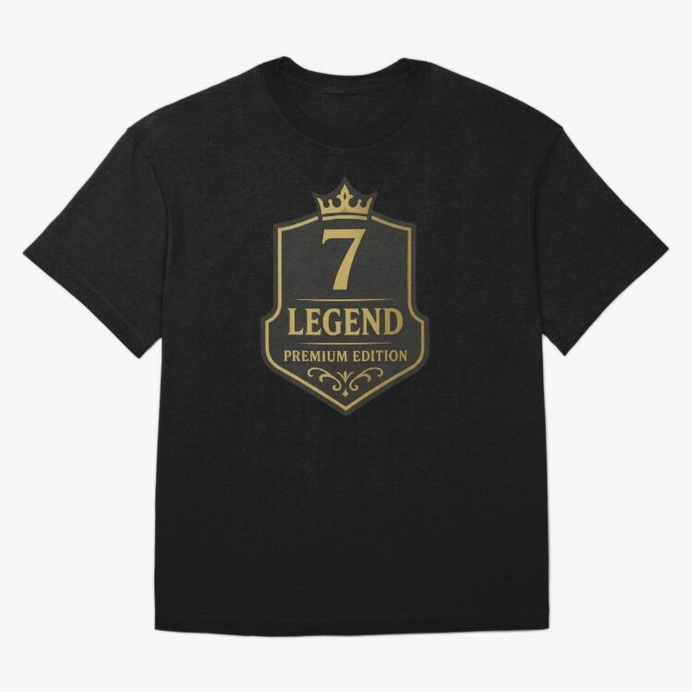 7Legend Football Inspired Number 7 T-Shirt Oversized T-Shirt Bring Legendary Rivalry Energy to FIFA World Cup 2026 USA Canada Mexico Spirit, Connected to France, Haaland and Mbappe, Match Day Excitement, Supporter Culture, Golden Goals and Global