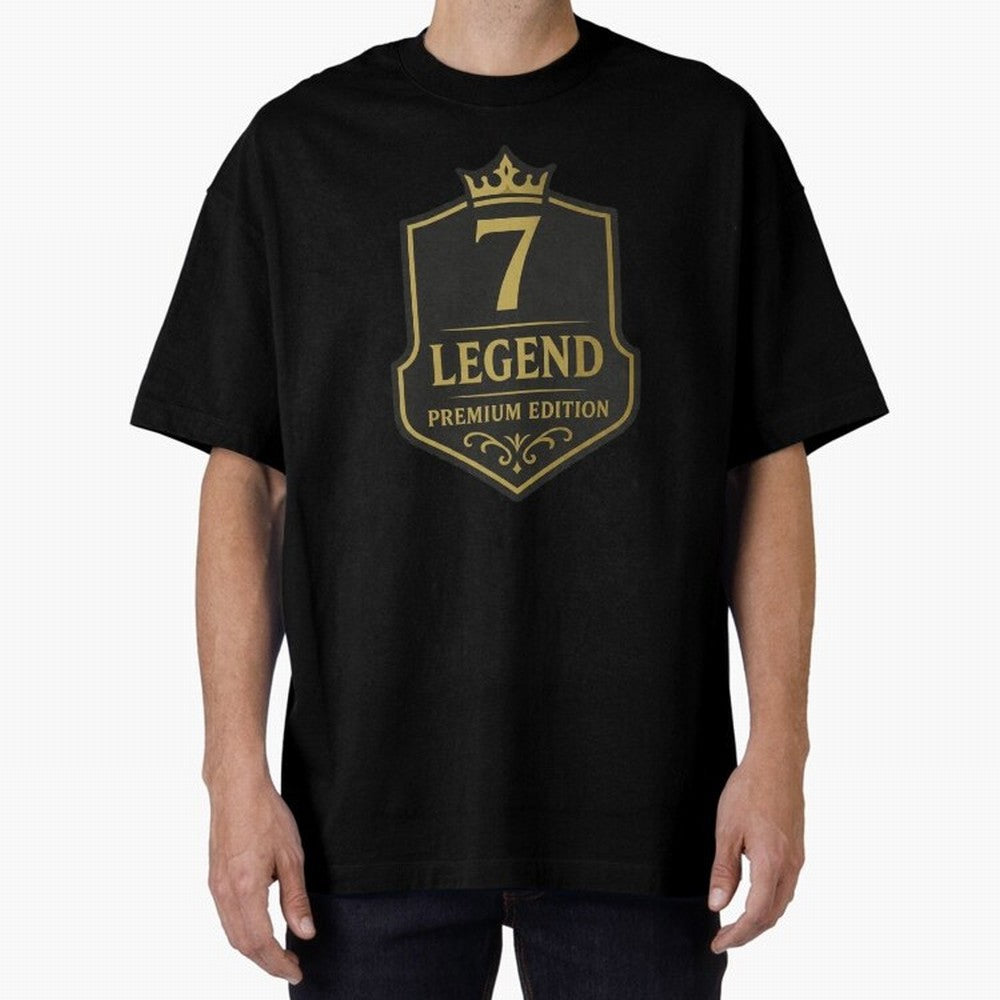 7Legend Football Inspired Number 7 T-Shirt Oversized T-Shirt Bring Legendary Rivalry Energy to FIFA World Cup 2026 USA Canada Mexico Spirit, Connected to France, Haaland and Mbappe, Match Day Excitement, Supporter Culture, Golden Goals and Global