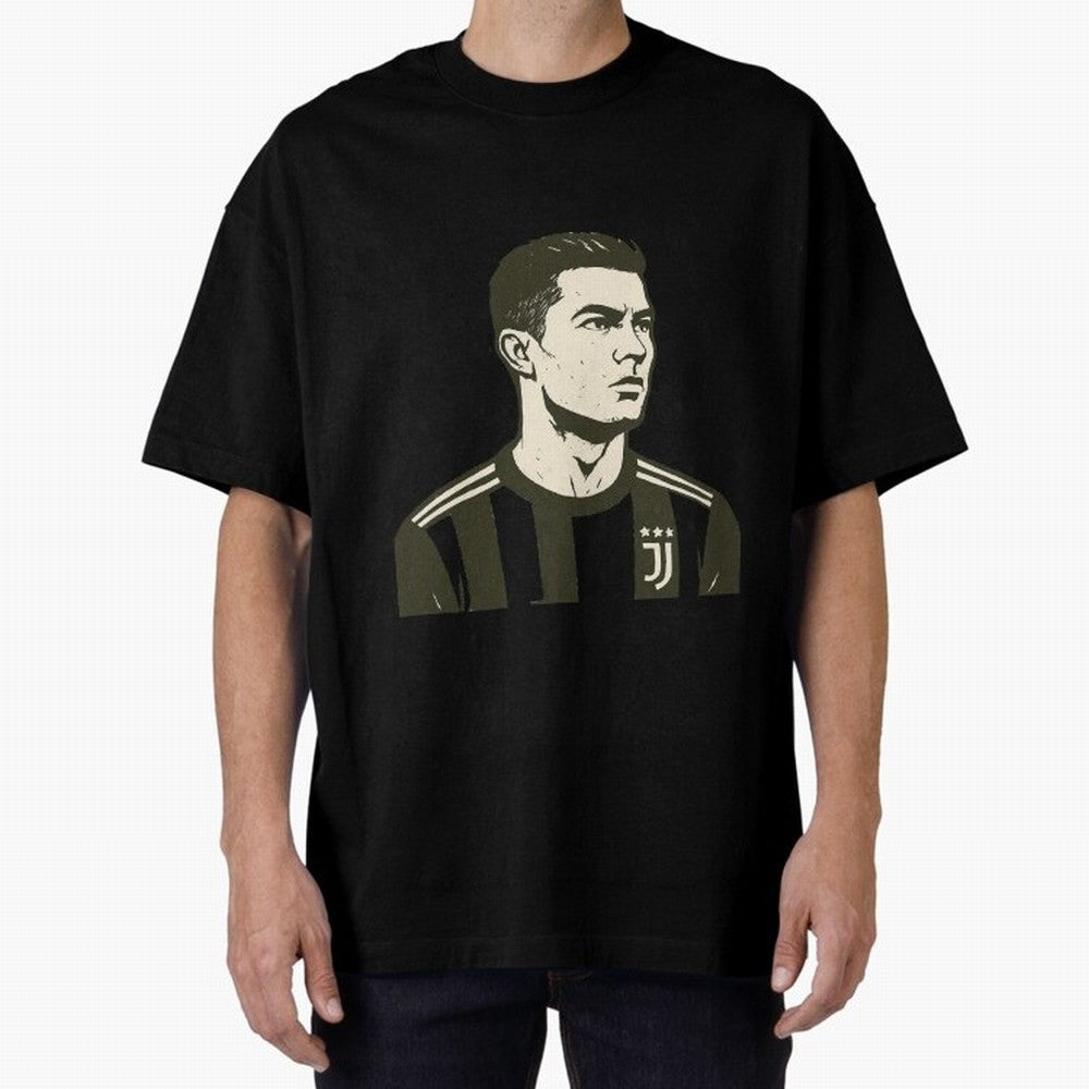 Cristiano Ronaldo Oversized T-Shirt Bring a Champion Mindset to FIFA World Cup 2026 Group Stage Spirit, Celebrating England and Germany, Messi and Cristiano Ronaldo, Sports Nostalgia, International Competition, Famous Players and Unforgettable