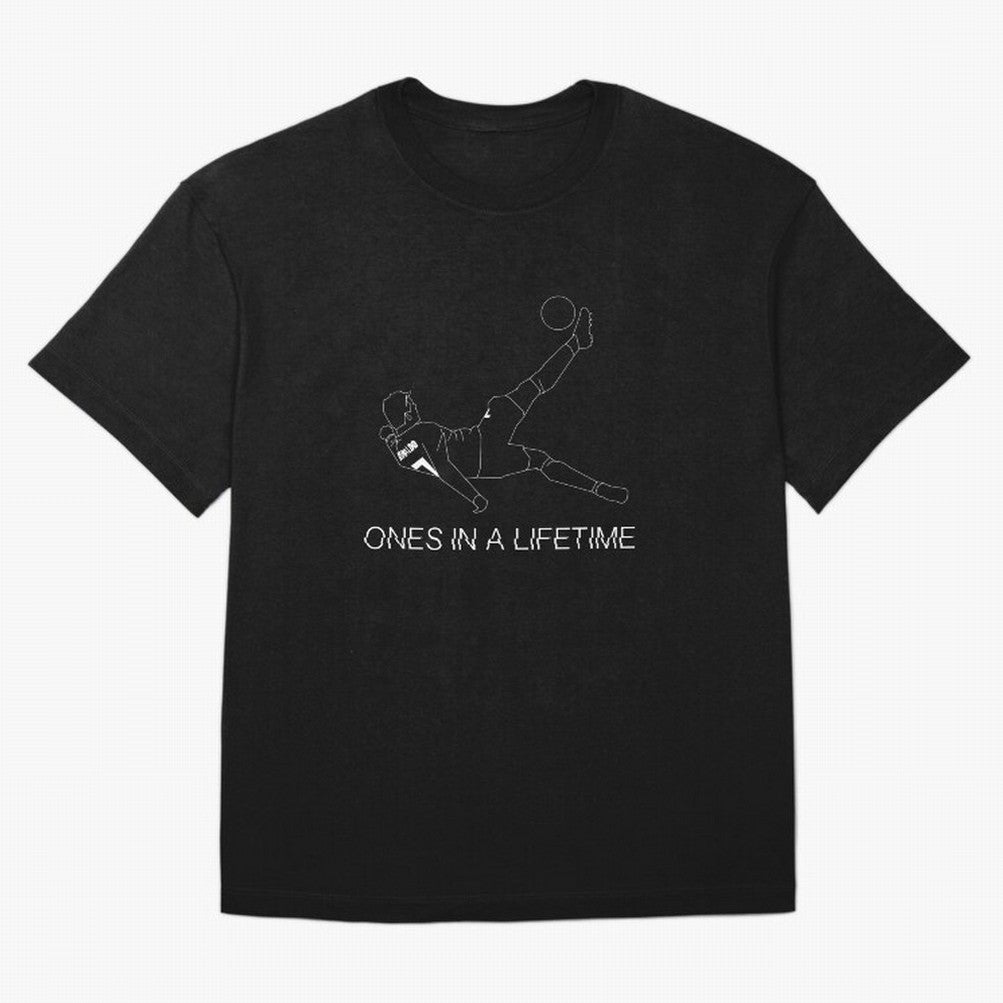 Cristiano Ronaldo back kick Oversized T-Shirt Turn Up for Match Day Hype around FIFA World Cup 2026, Messi, CR7 and Mbappe, Brazil, Portugal and Argentina, Retro Football Energy, Iconic Rivalries, Trophy Chase Drama and Stadium Atmosphere; Ideal