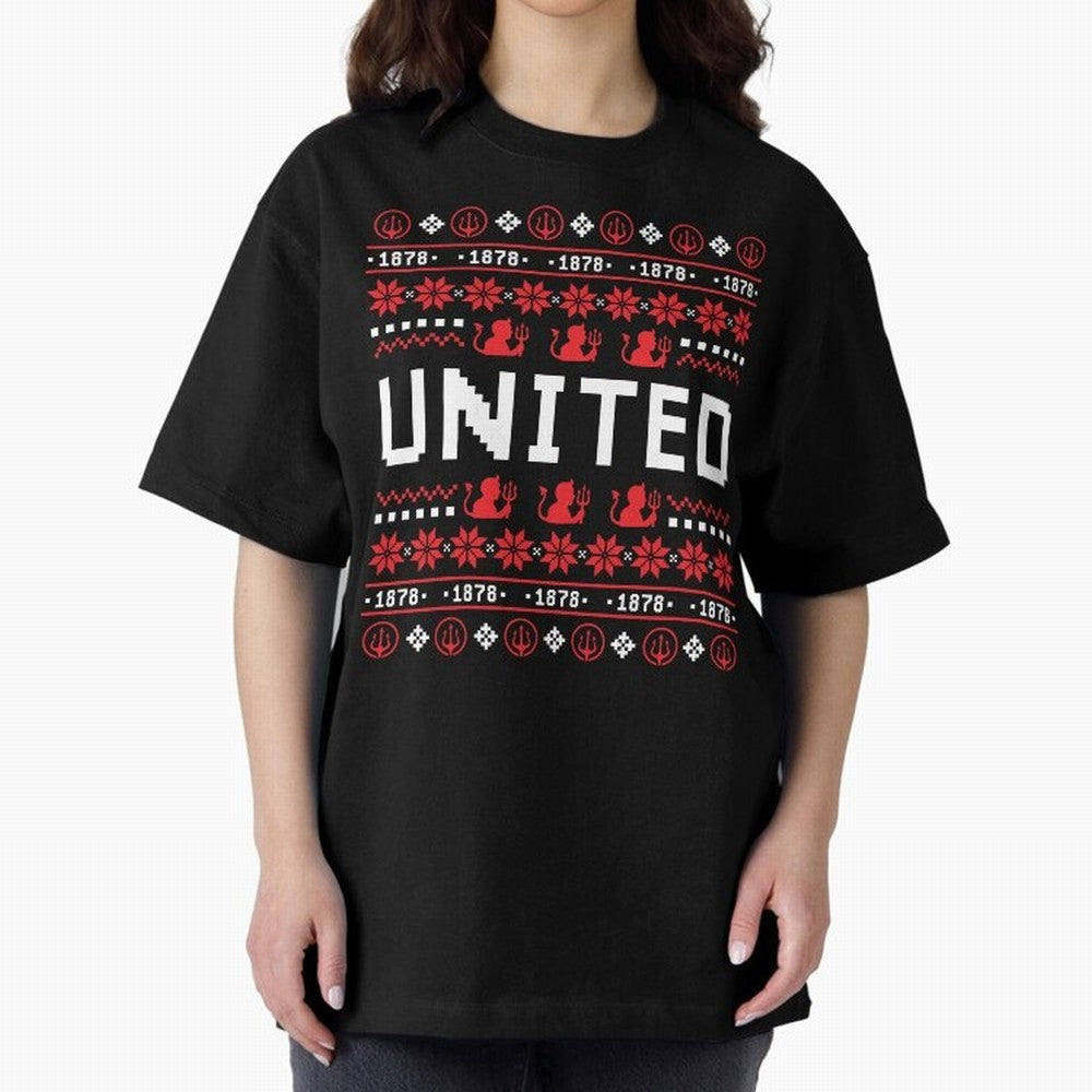 Manchester United Christmas Oversized T-Shirt Unlock FIFA World Cup 2026 Group Stage for Fans of Messi, Neymar and Mbappe and Argentina, Bringing Tournament Hype, Historic Matchups, Family Viewing Parties and Global Sports Pride; Built for