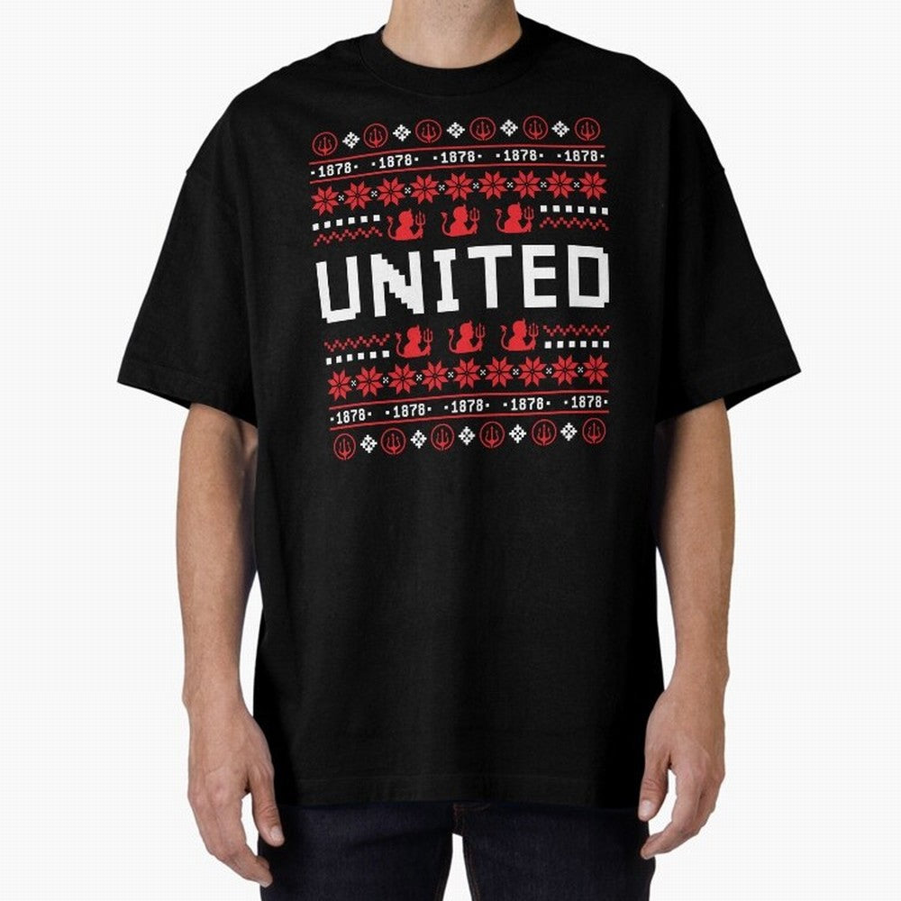 Manchester United Christmas Oversized T-Shirt Unlock FIFA World Cup 2026 Group Stage for Fans of Messi, Neymar and Mbappe and Argentina, Bringing Tournament Hype, Historic Matchups, Family Viewing Parties and Global Sports Pride; Built for