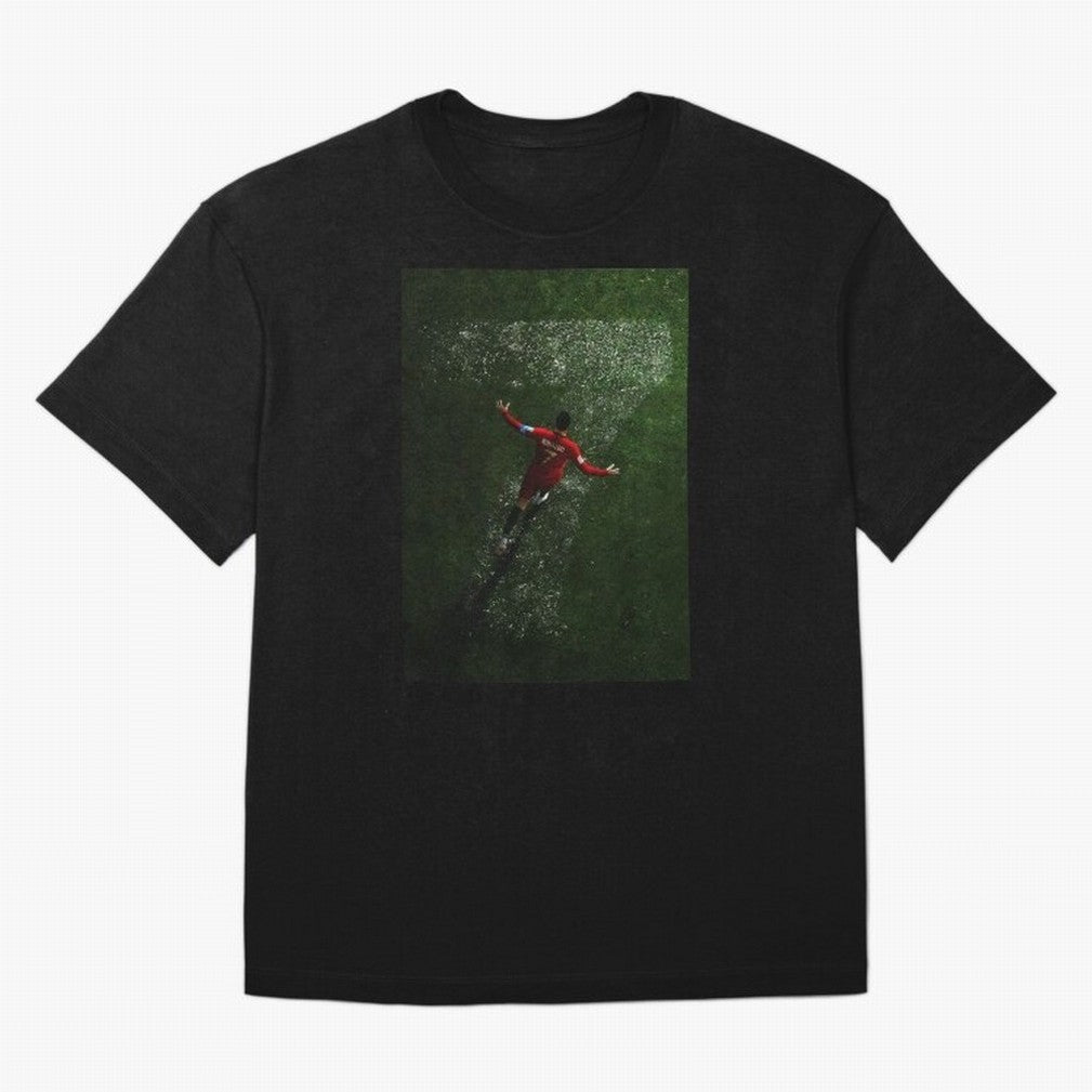 CR7 The G.O.A.T. Football Art - Cristiano Ronaldo Oversized T-Shirt Show Your Stadium Side during the FIFA World Cup 2026 USA Canada Mexico Journey through Neymar Highlights, England, France and Netherlands Pride, Fan Favorite Moments, National