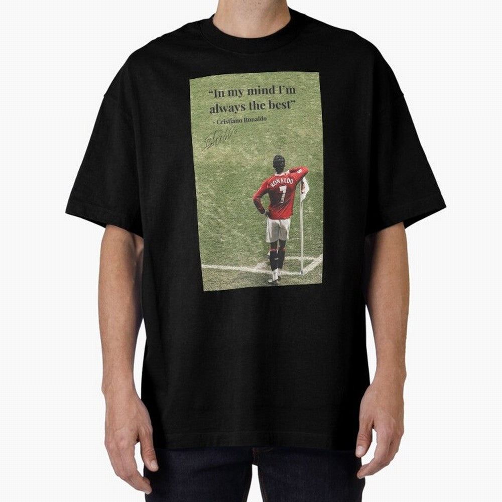 Cristiano Ronaldo Motivation Oversized T-Shirt Celebrate the Biggest Stage of FIFA World Cup 2026 USA Canada Mexico Featuring Mbappe and Neymar, Brazil Energy, Match Day Excitement, Supporter Culture, Golden Goals and Global Football Passion; Ideal
