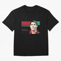 Cristiano Ronaldo ¨C Legendary Football Star & GOAT Artwork Oversized T-Shirt Join Supporters Worldwide for FIFA World Cup 2026 Driven by CR7 and Messi, Argentina, France and Brazil Energy, Classic Soccer Heritage, Championship Pressure, Fan