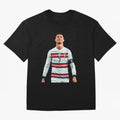 Cristiano Ronaldo Design Oversized T-Shirt Represent Football Lovers during FIFA World Cup 2026 USA Canada Mexico for Fans of Mbappe and Brazil, Bringing Supporter Pride, Iconic Celebrations, Legendary Names and Global Match Day Energy; Ideal for