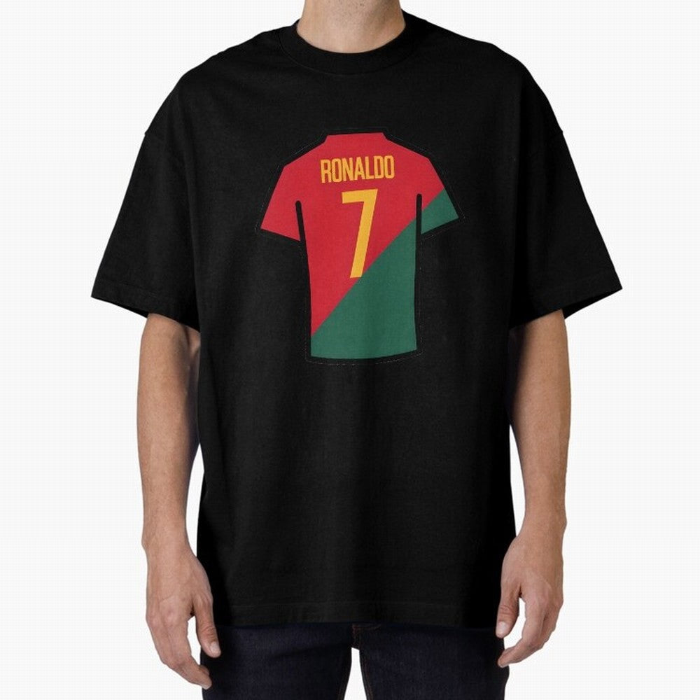 Ronaldo Portugal Jersey Oversized T-Shirt Treasure the FIFA World Cup 2026 Group Stage Journey through Messi, CR7 and Mbappe Highlights, Argentina Pride, Football History, Final Match Energy, Crowd Noise and Once in a Lifetime Moments; Perfect for