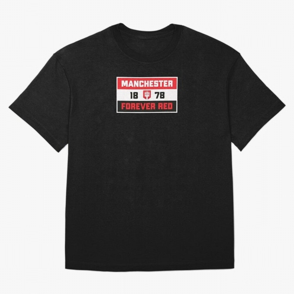 Manchester Forever Red Oversized T-Shirt Share FIFA World Cup 2026 Group Stage Driven by Mbappe, Netherlands Energy, Soccer Culture, Superstar Moments, National Team Dreams and Competitive Fire; Made for Die Hard Supporters, Soccer Lovers, Game Day