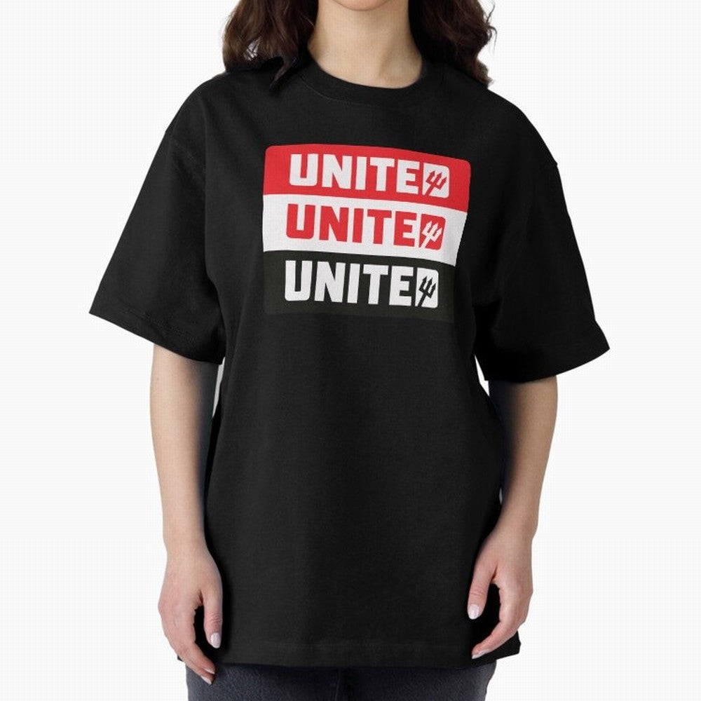 Manchester United United United Oversized T-Shirt Celebrate Fan Culture around Global Football Passion for FIFA World Cup 2026 USA Canada Mexico, Filled with Mbappe, Argentina and Brazil, Fan Favorite Moments, National Team Passion, Big Match Drama