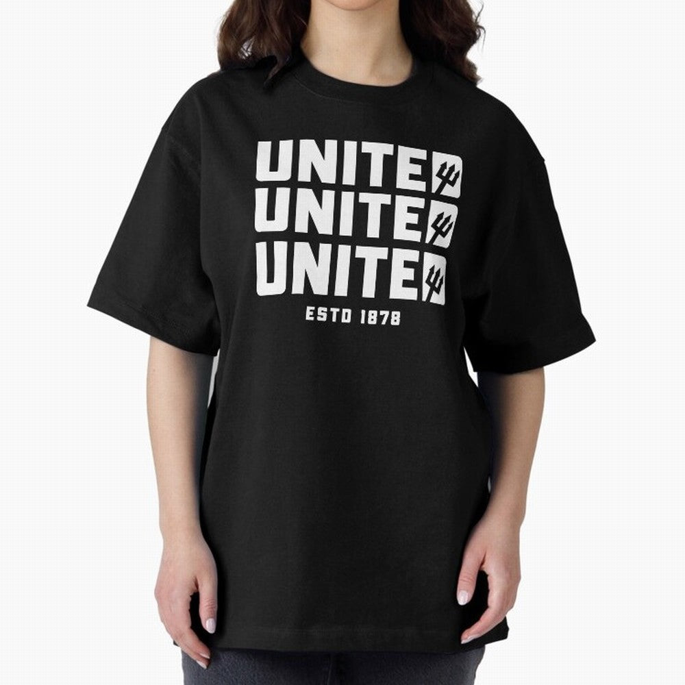 Manchester United United United Oversized T-Shirt Make Your Look Match FIFA World Cup 2026 Spirit, with England, France and Netherlands, Mbappe, Vintage Soccer Flavor, Modern Football Stars, National Flags and Final Night Emotion; Made for