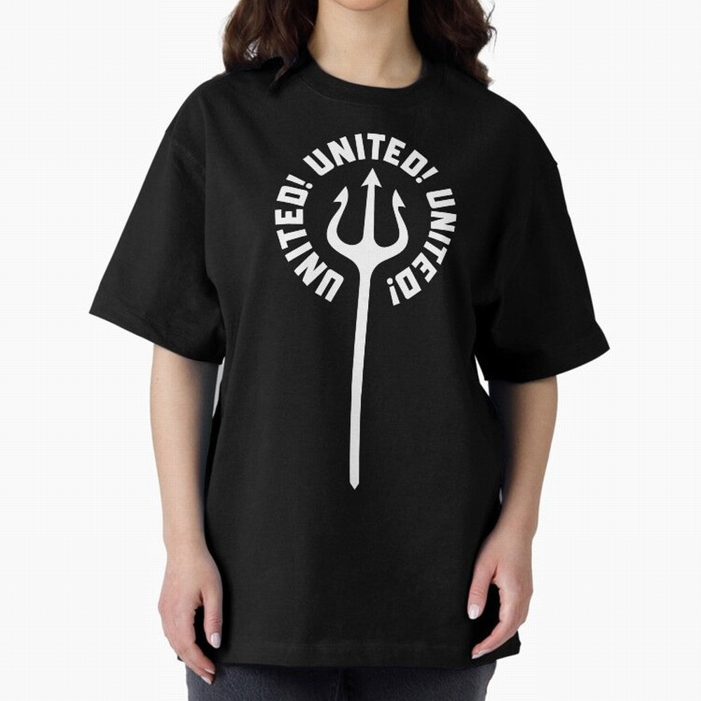 United! United! United! Oversized T-Shirt Celebrate Global Passion for Global Football Passion for FIFA World Cup 2026 Group Stage, with Neymar, Haaland and Cristiano Ronaldo, Portugal, Classic Soccer Heritage, Championship Pressure, Fan Loyalty