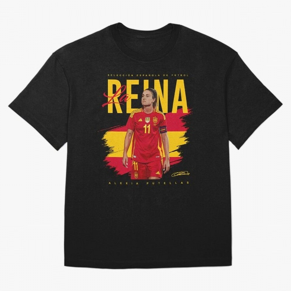 Alexia Putellas Oversized T-Shirt Join the Countdown to FIFA World Cup 2026 for Fans of Haaland and Mbappe and Spain and Netherlands, Bringing Champion Mindset, Group Stage Buzz, Knockout Tension and Passionate Fan Culture; Ideal for Football Dads,