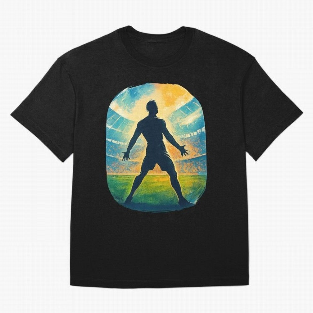 Cristiano Ronaldo CR7 Oversized T-Shirt Follow the Final Road of Global Football Passion for FIFA World Cup 2026 USA Canada Mexico, Driven by Neymar, Spain, Match Day Excitement, Supporter Culture, Golden Goals and Global Football Passion; Ideal