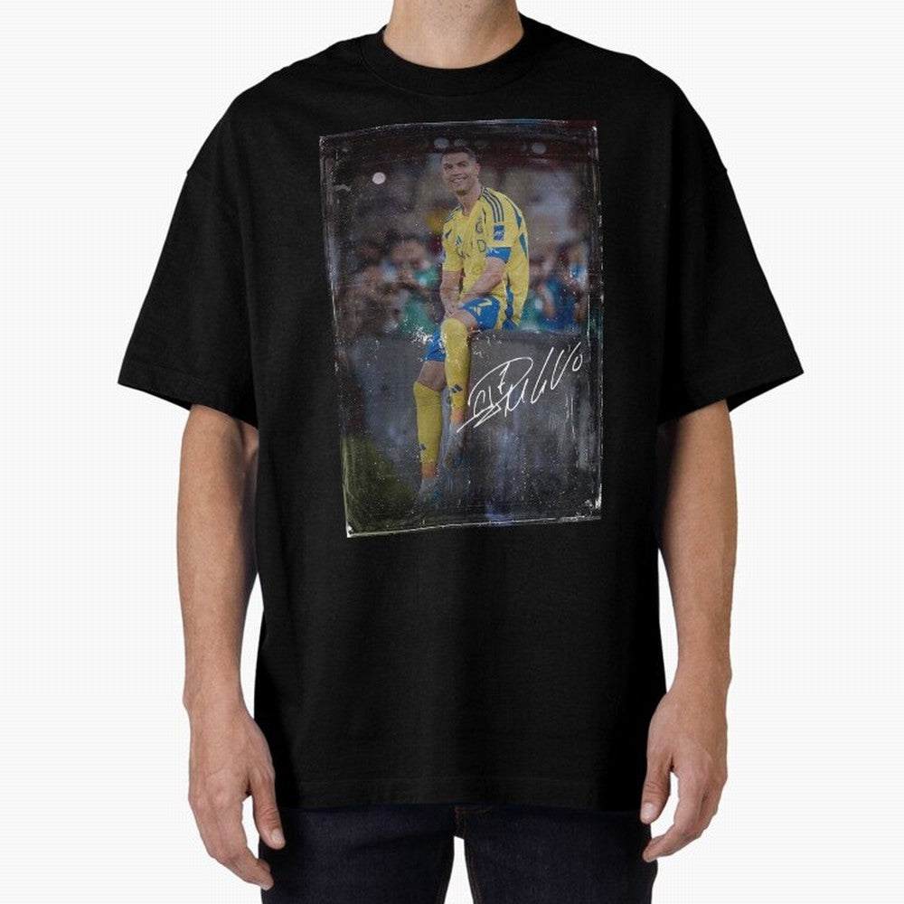 Cristiano Ronaldo Oversized T-Shirt Bring Home FIFA World Cup 2026 Group Stage for Fans of Neymar, Haaland and Cristiano Ronaldo and Argentina and Brazil, Bringing Global Supporter Spirit, Legendary Goals, National Colors and Tournament