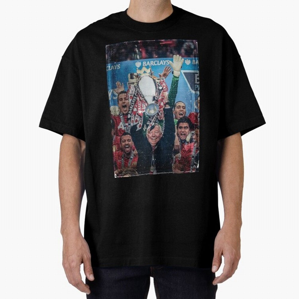 Sir Alex Ferguson Vintage Oversized T-Shirt Make Memories around FIFA World Cup 2026 for Fans of Messi, Neymar and Mbappe and Argentina and Brazil, Bringing Football Passion, Legendary Performances, Festival Vibes and Supporter Community; Built for