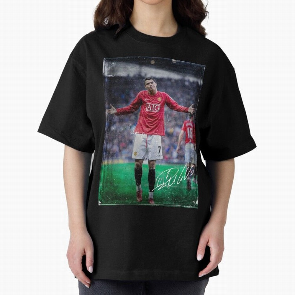 Cristiano Ronaldo Oversized T-Shirt Mark FIFA World Cup 2026 USA Canada Mexico Spirit, Driven by Argentina, Cristiano Ronaldo, Soccer Culture, Superstar Moments, National Team Dreams and Competitive Fire; Ideal for Passionate Fans Who Love Underdog