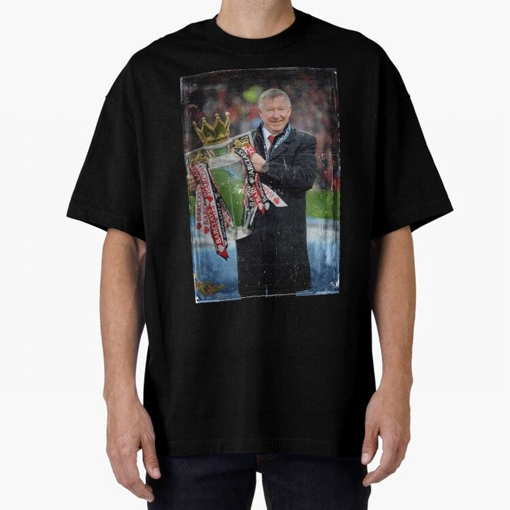 Sir Alex Ferguson Champion Oversized T-Shirt Join Supporters Worldwide for FIFA World Cup 2026 Built around Neymar, Haaland and Cristiano Ronaldo, Argentina Energy, Retro Football Energy, Iconic Rivalries, Trophy Chase Drama and Stadium Atmosphere;