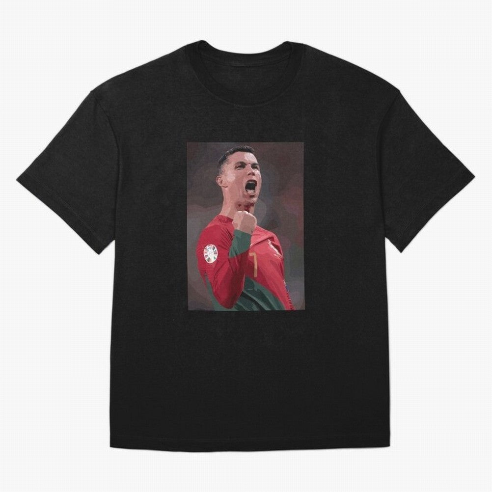 Cristiano Ronaldo Oversized T-Shirt Build Match Day Hype around FIFA World Cup 2026 USA Canada Mexico, Cristiano Ronaldo, Haaland and CR7, Argentina, Retro Football Energy, Iconic Rivalries, Trophy Chase Drama and Stadium Atmosphere; Ideal for