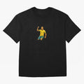 Energetic Soccer Celebration ¨C Number 7 Sketch Art Oversized T-Shirt Fuel the Hype around Match Day Hype around FIFA World Cup 2026 USA Canada Mexico, Messi, CR7 and Mbappe, Argentina and Brazil, Football Festival Excitement, Trophy Ambitions,