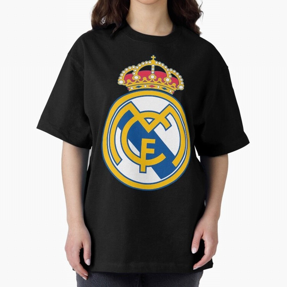 The Madrid CF Oversized T-Shirt Capture Stadium Memories from FIFA World Cup 2026 Featuring Mbappe, Germany Energy, Stadium Chants, National Pride, Trophy Dreams and Unforgettable Football Memories; Perfect for Supporters Who Want Bold Football