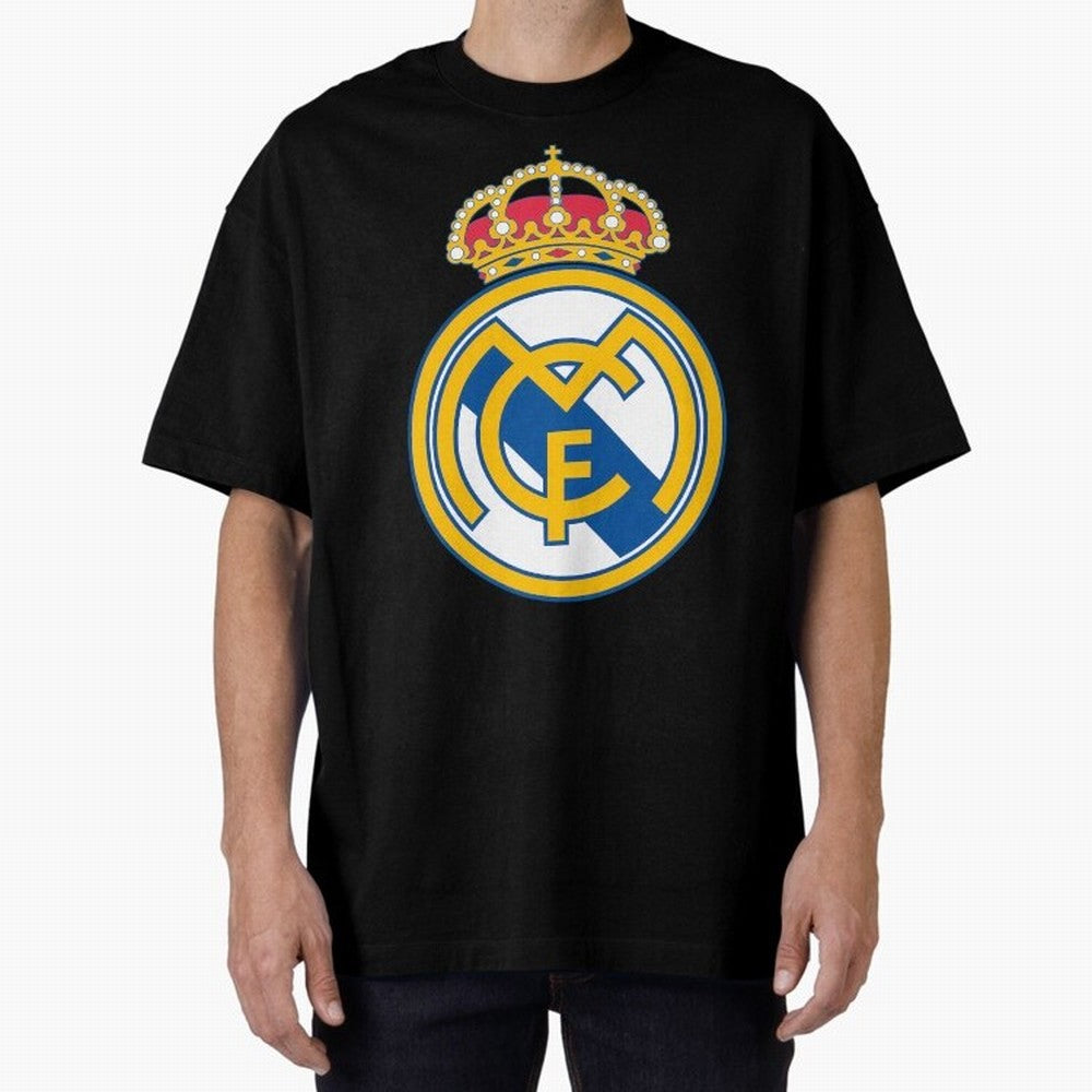 The Madrid CF Oversized T-Shirt Capture Stadium Memories from FIFA World Cup 2026 Featuring Mbappe, Germany Energy, Stadium Chants, National Pride, Trophy Dreams and Unforgettable Football Memories; Perfect for Supporters Who Want Bold Football
