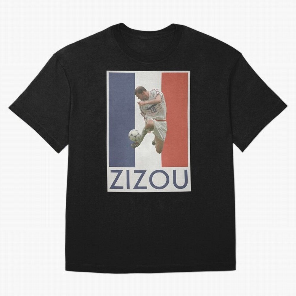 Football - Zidane Oversized T-Shirt Bring Supporter Culture to Match Day Hype around FIFA World Cup 2026 USA Canada Mexico, Mbappe and Neymar, Spain, Match Day Excitement, Supporter Culture, Golden Goals and Global Football Passion; Ideal for