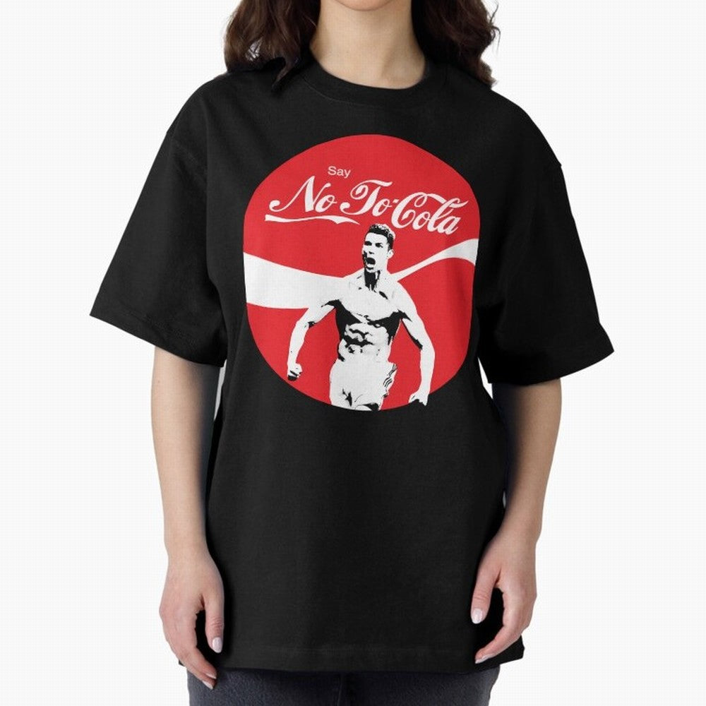 Cristiano Ronaldo Say No To Cola Oversized T-Shirt Represent the FIFA World Cup 2026 Journey through Messi and Cristiano Ronaldo Highlights, England, France and Netherlands Pride, Global Supporter Spirit, Legendary Goals, National Colors and