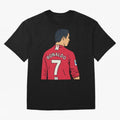 Cristiano Ronaldo Oversized T-Shirt Live for the Drama of Match Day Hype around FIFA World Cup 2026, Messi, Neymar and Mbappe, Brazil, Worldwide Fan Energy, Dramatic Goals, Stadium Lights and Championship Celebrations; Ideal for Fans Who Follow