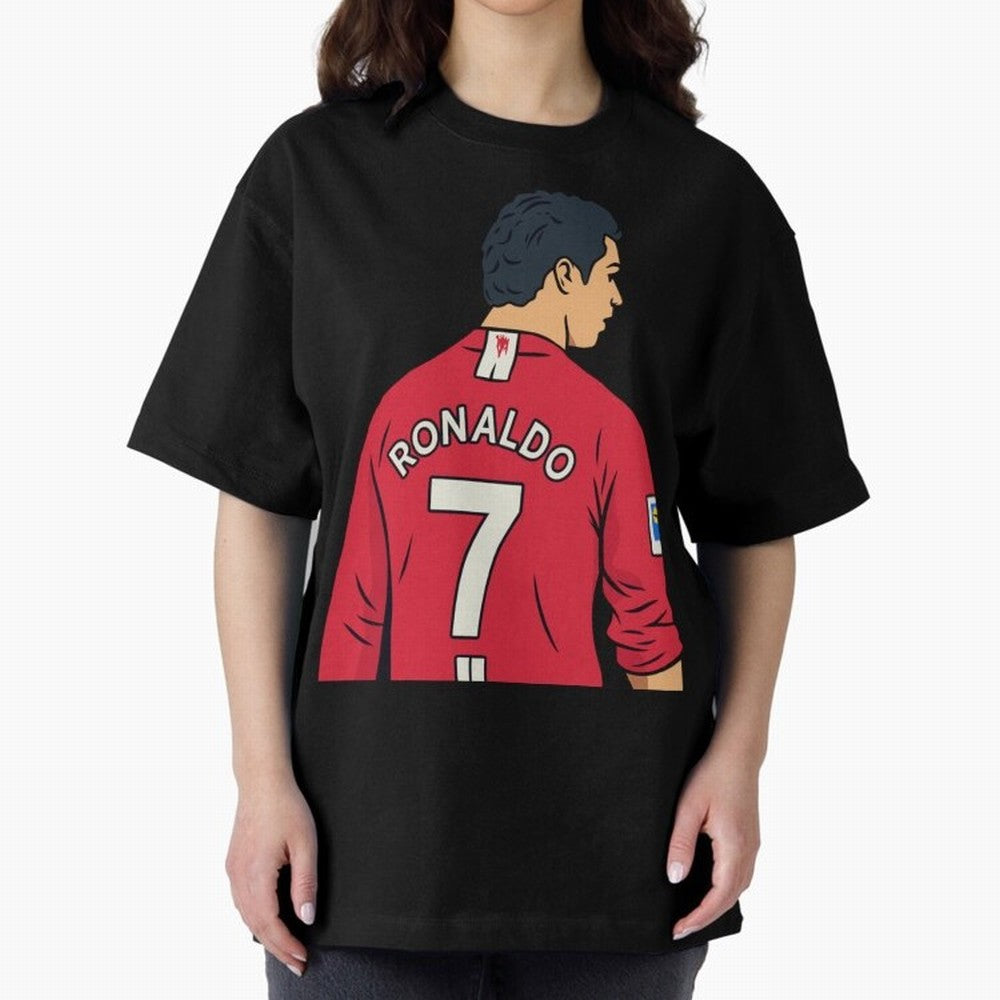 Cristiano Ronaldo Oversized T-Shirt Live for the Drama of Match Day Hype around FIFA World Cup 2026, Messi, Neymar and Mbappe, Brazil, Worldwide Fan Energy, Dramatic Goals, Stadium Lights and Championship Celebrations; Ideal for Fans Who Follow