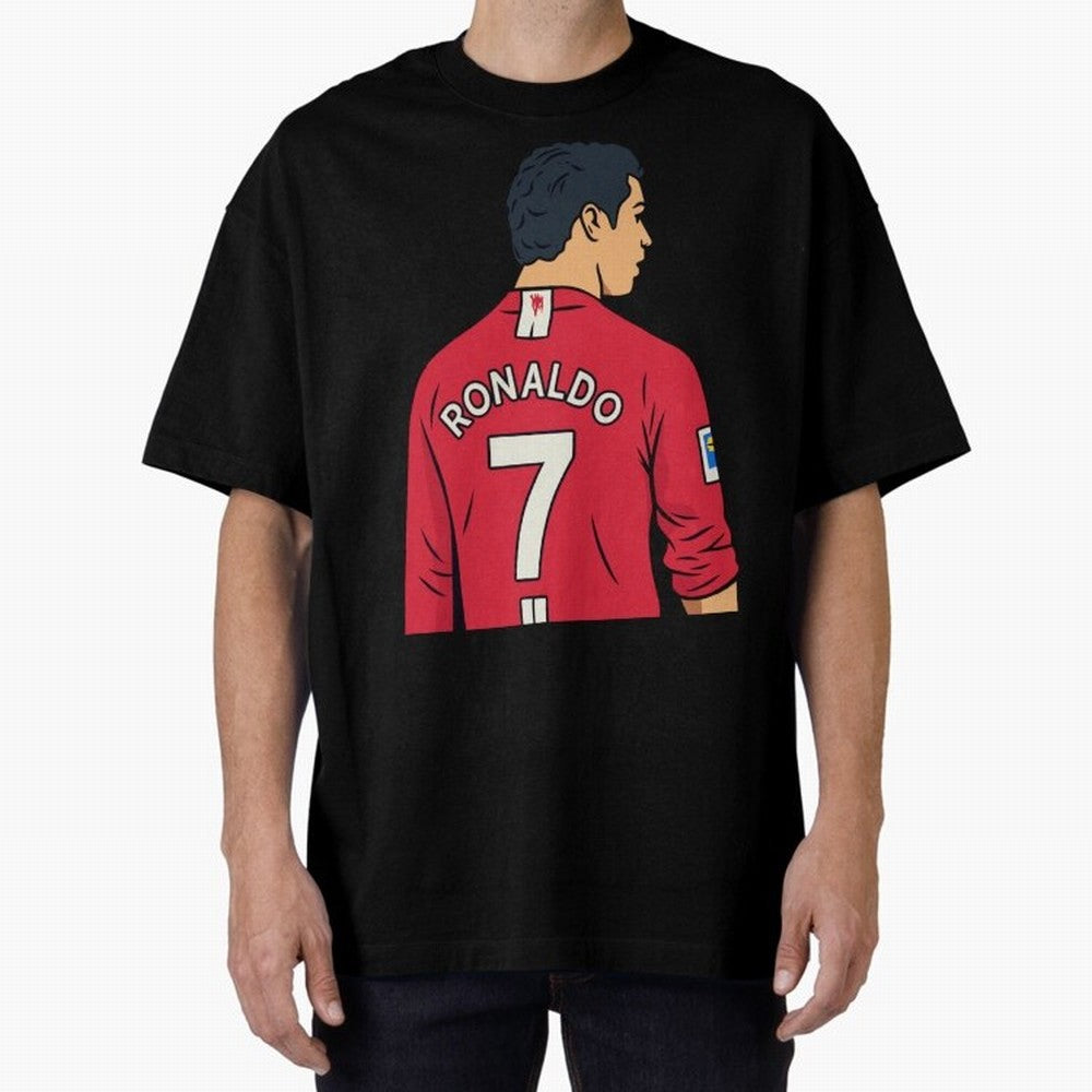 Cristiano Ronaldo Oversized T-Shirt Live for the Drama of Match Day Hype around FIFA World Cup 2026, Messi, Neymar and Mbappe, Brazil, Worldwide Fan Energy, Dramatic Goals, Stadium Lights and Championship Celebrations; Ideal for Fans Who Follow