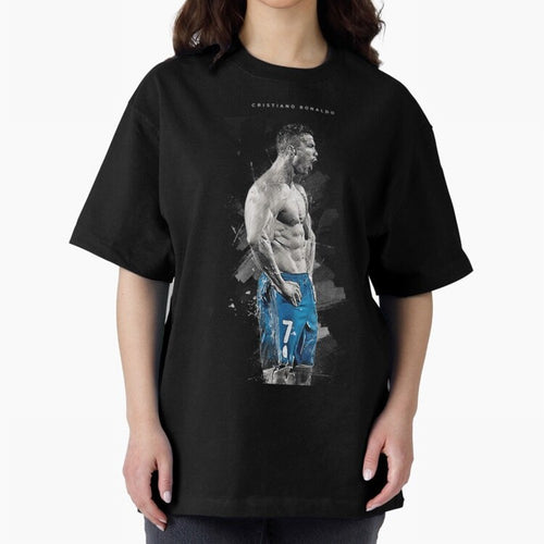 Abstract Football Player Celebration Artwork For Men And Gift For Soccer Fans Oversized T-Shirt Feel Match Day Hype around FIFA World Cup 2026 USA Canada Mexico, Haaland and Mbappe, Spain, Match Day Excitement, Supporter Culture, Golden Goals and