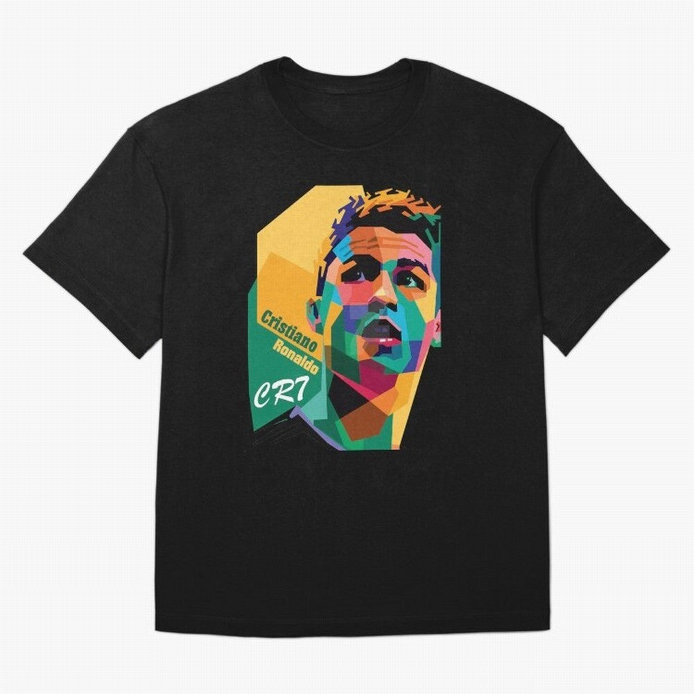 CR7 Pop Art Cristiano Ronaldo Design For Football Fans Gift For Soccer Lovers Oversized T-Shirt Stand Out with Spirit from the FIFA World Cup 2026 Journey through CR7 Highlights, Netherlands Pride, Football Festival Excitement, Trophy Ambitions,