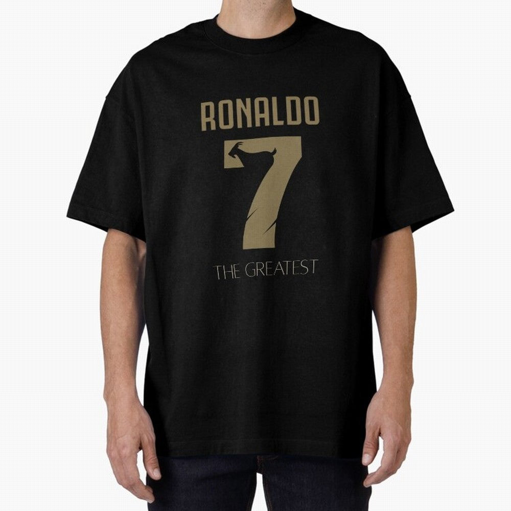 Cristiano Ronaldo Oversized T-Shirt Bring Trophy Dreams to the FIFA World Cup 2026 Journey through Messi Highlights, England, France and Netherlands Pride, Vintage Soccer Flavor, Modern Football Stars, National Flags and Final Night Emotion; Great