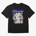 CR7 Real Madrid Poster ¨C For Football Fans and Gift For Ronaldo Supporters Oversized T-Shirt Live the Energy of the FIFA World Cup 2026 USA Canada Mexico Journey through Messi, Neymar and Mbappe Highlights, England, France and Netherlands Pride,