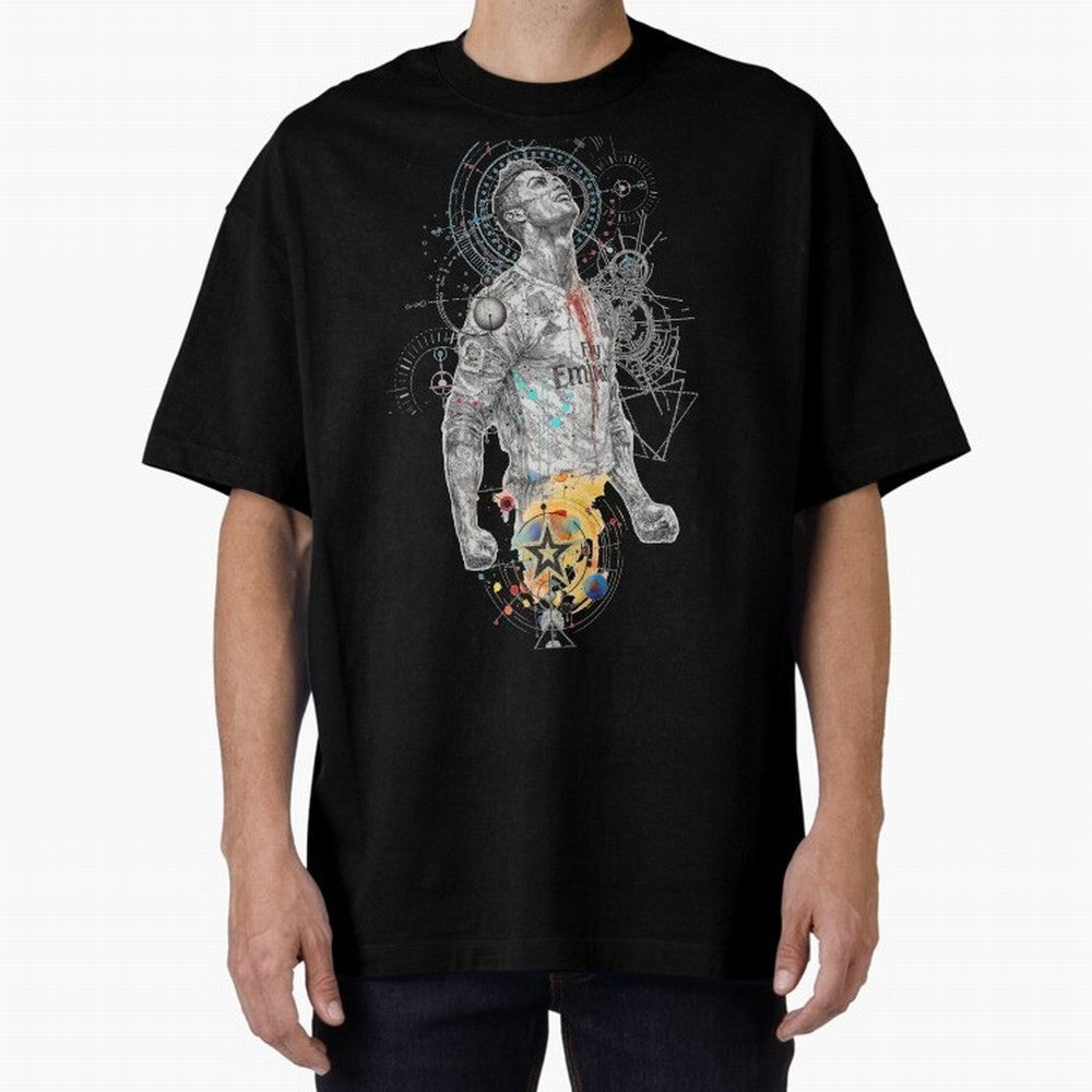 Cristiano Ronaldo Football Playmaker Oversized T-Shirt Turn Football Passion into the FIFA World Cup 2026 Journey through Mbappe and Neymar Highlights, England and Germany Pride, Match Day Excitement, Supporter Culture, Golden Goals and Global