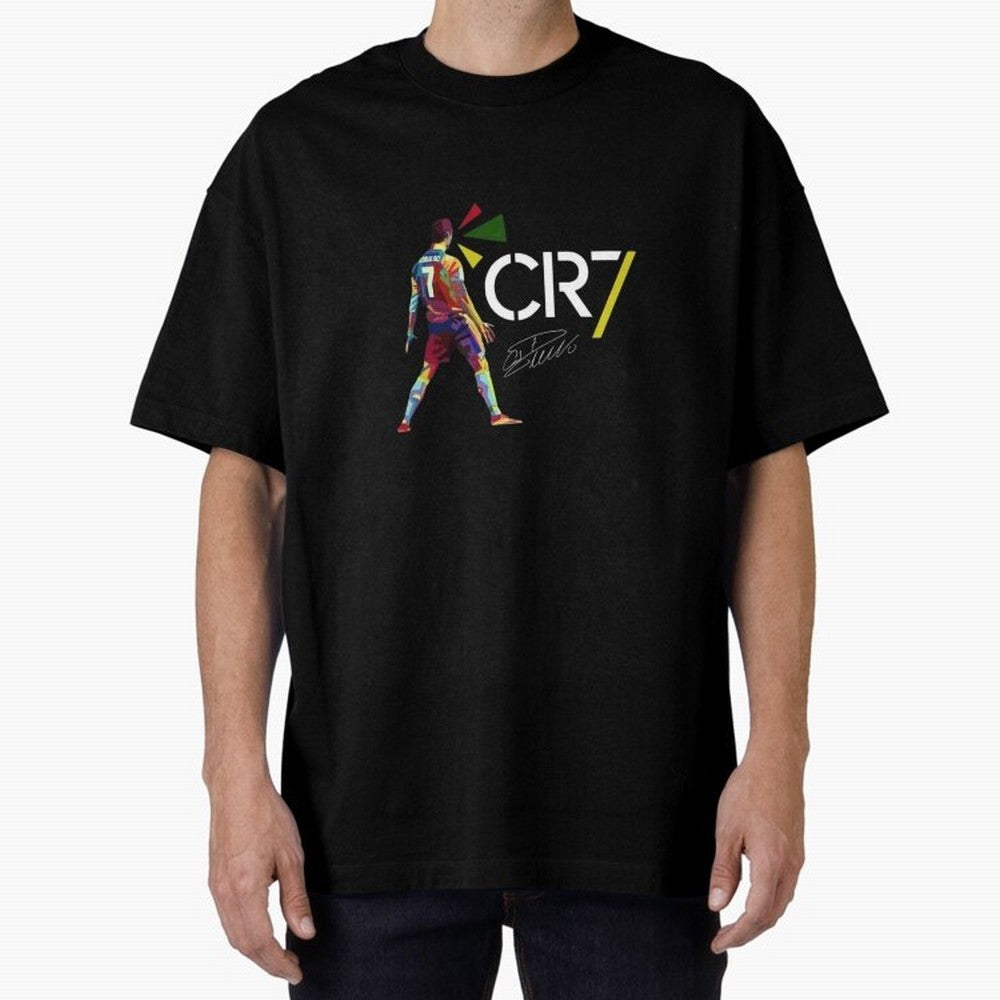 Cr7 Cristiano Ronaldo Signature Classic Oversized T-Shirt Feel the Heartbeat of the FIFA World Cup 2026 Journey through Messi Highlights, Germany Pride, Championship Spirit, Famous Goals, Roaring Crowds and International Football Unity; Ideal for