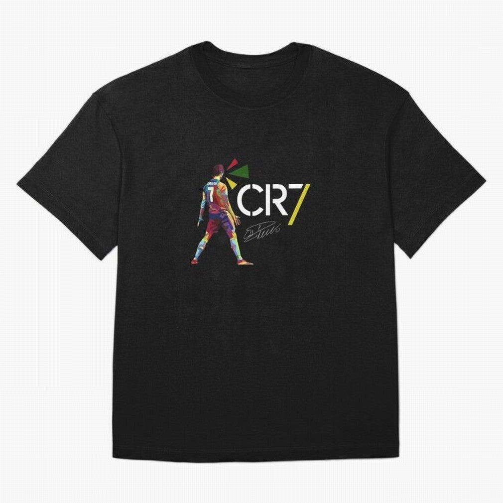 Cr7 Cristiano Ronaldo Signature Classic Oversized T-Shirt Feel the Heartbeat of the FIFA World Cup 2026 Journey through Messi Highlights, Germany Pride, Championship Spirit, Famous Goals, Roaring Crowds and International Football Unity; Ideal for